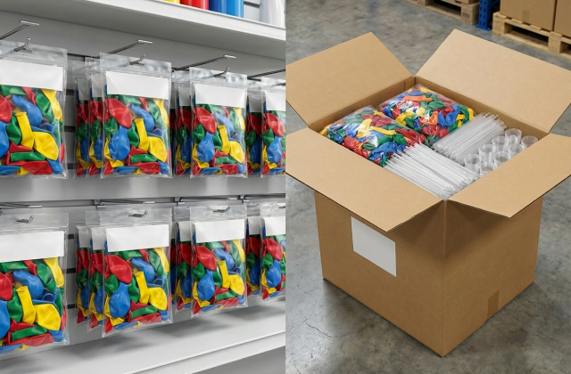 Different balloon packaging methods