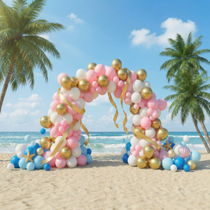 Party balloon archway