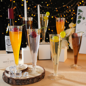 Plastic Champagne Flutes