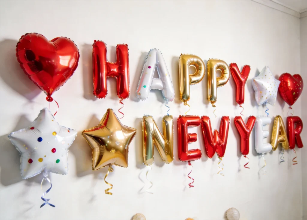 HAPPY NEW YEAR Party balloons